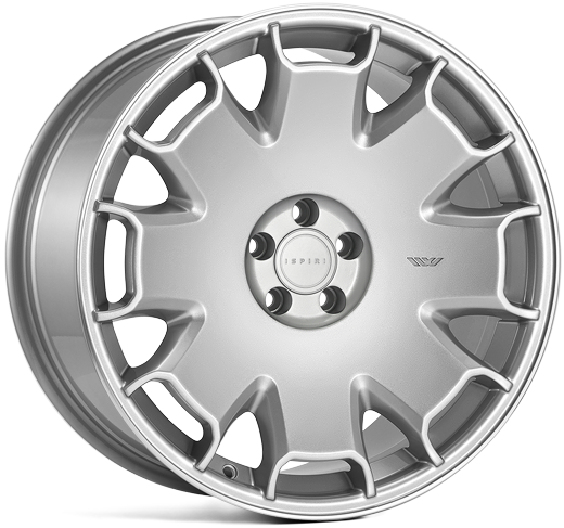 IW Automotive CSR2 19x8.5 5x100 ET35 Silver Polished Lip