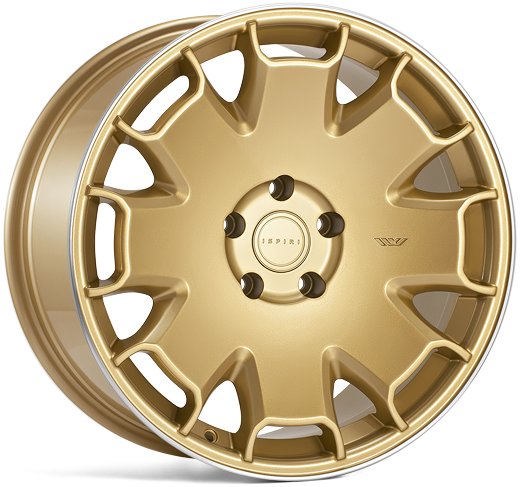 IW Automotive CSR2 18x9.5 5x112 ET42 Vintage Gold Polished Lip