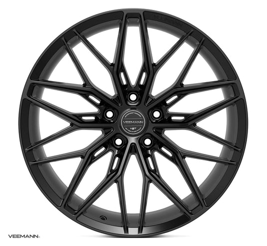 VEEMANN MF-Z5 20x8.5 5x112 ET28 Gloss Black