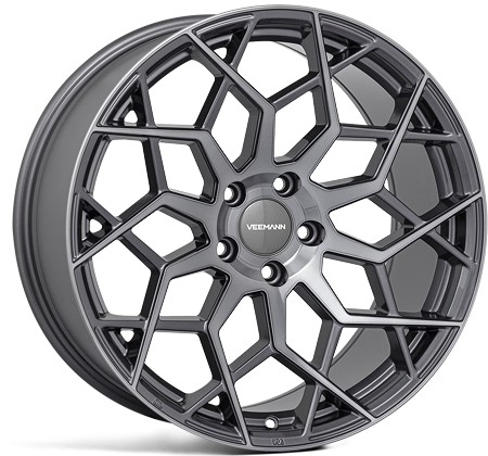 Veemann V-FS42 19x8.5 5x112 ET42 Graphite Smoke Machined