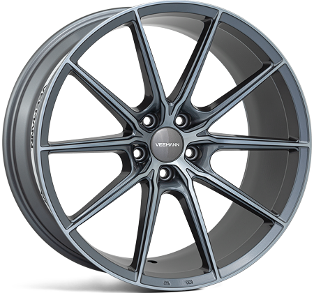Veemann V-FS48 20x8.5 5x120 ET35 Graphite Smoke Machined