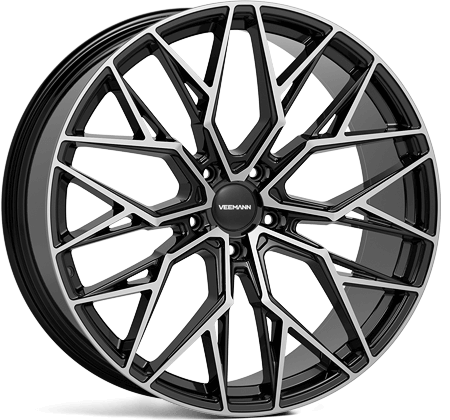 Veemann V-FS51 20x8.5 5x112 ET38 Gloss Black Machined