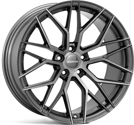 Veemann VC520 22x11 5x112 ET40 Dark Graphite Machined
